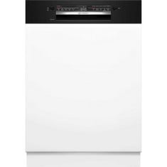 BOSCH SERIES 2 SEMI INTEGRATED STANDARD DISHWASHER - BLACK CONTROL PANEL WITH FIXED DOOR FIXING KIT MODEL: SMI2HTB02G RRP: £579 (POWERS ON)