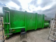 BERGMANN APB 607 PORTABLE COMPACTOR 2017 - 2,550 X 2,360MM - 4,480KG - 20.8M3 NET VOLUME (RAMS REQUIRED – TO BE APPROVED BY JPS BEFORE COLLECTION – VIEWING BY APPOINTMENT)