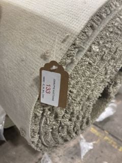 OFF WHITE TEXTURED SUPER SOFT FIBRE CARPET (5M)