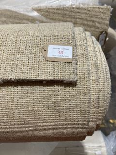 OFF WHITE BERBER  MEDIUM FIBRE CARPET (4M)