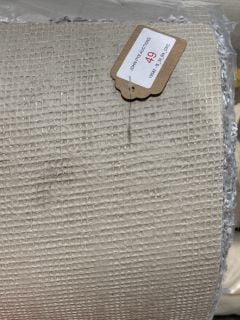 GREY SHAG TEXTURE LOOSE WEAVE SOFT FIBRE CARPET(4M)