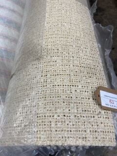 OFF WHITE PATTERNED COARSE FIBRE CARPET (4M)