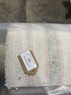 OFF WHITE TEXTURED MEDIUM FIBRE CARPET (5M)