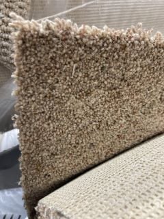 BROWN TEXTURED SOFT FIBRE CARPET (4M)