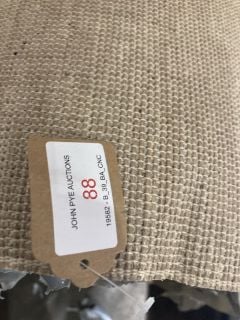 OFF WHITE TEXTURED SOFT FIBRE CARPET (4M)