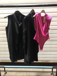 2X NU DENMARK TAMI TUNIC BLACK SIZES 8 AND 10 1X B LABEL MILLIE BODYSUIT FUSHIA PINK ML