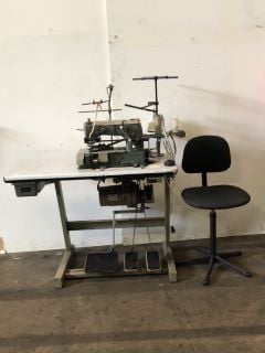 RIMOLDI INDUSTRIAL SEWING MACHINE TO INCLUDE CHAIR