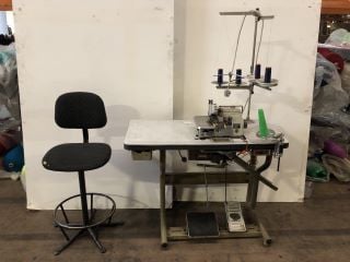 BROTHER MODEL EF4- B531 INDUSTRIAL SEWING MACHINE TO INCLUDE CHAIR