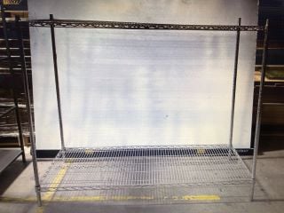 PALLET OF STEEL MESH SHELVING