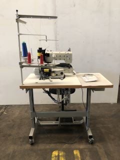 SIRUBA MODEL C007 KD INDUSTRIAL SEWING MACHINE TO INCLUDE CHAIR AND PARTS (BAGGED)