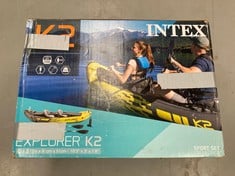 INTEX ADULT INFLATABLE KAYAK EXPLORER K2 FOR 2 PERSONS (68307).