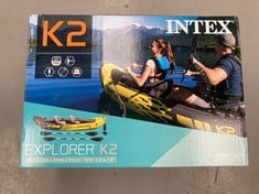 INTEX ADULT INFLATABLE KAYAK EXPLORER K2 FOR 2 PERSONS (68307).