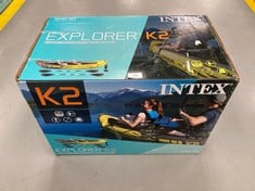 INTEX ADULT INFLATABLE KAYAK EXPLORER K2 FOR 2 PERSONS (68307).