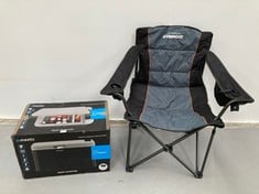 2 X CAMPING ITEMS INCLUDING ELECTRIC COOLER MESTIC .