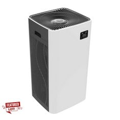 AIR PURIFIER, COVERS UP TO 96 M², WITH TRUE HEPA AND ADVANCED CARBON AIR FILTER, CADR 800 M3/H, ELIMINATES 99,97% OF POLLEN, DUST AND SMOKE ALLERGIES, EU PLUG (P.V.P 187,66€).