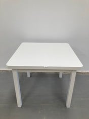 WHITE FOLDING HOME TABLE 1,80 X 90 CM OPEN TABLE.