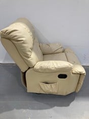 ELECTRIC RECLINING CHAIR BEIGE COLOUR .