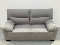 TWO SEATER SOFA GREY COLOUR .