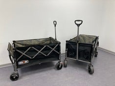 2 X OVERMONT FOLDING BEACH TROLLEY .