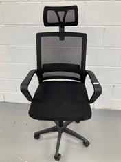 ERGONOMIC CHAIR BLACK COLOUR .