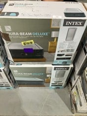 2 X INTEX MATTRESSES INCLUDING DURA-BEAM DELUXE 99CM X 1.91M X 46CM .