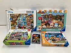 6 X VARIETY OF JIGSAW PUZZLES FOR CHILDREN INCLUDING JURASSIC WORLD ONE CARDS - LOCATION 22A.