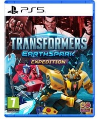 5 X TRANSFORMERS: EARTH SPARK - EXPEDITION (PS5) - LOCATION 18A.