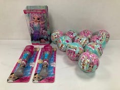 13 X VARIETY OF LOL BRANDED TOYS INCLUDING MICROPHONE - LOCATION 18A.