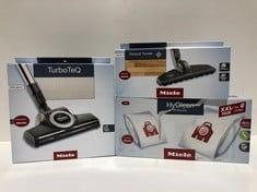 3 X MIELE ITEMS FOR BAG HOOVER - LOCATION 51A.