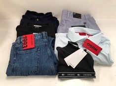 6 X BRANDED GARMENTS VARIOUS SIZES INCLUDING LACOSTE TOP SIZE XL - LOCATION 52A.