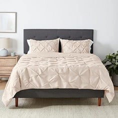 3 X BASICS DUVET BED SET WITH PLEATED DUVET - LOCATION 12A.