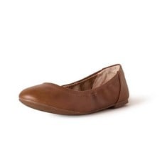 10 X ESSENTIALS WOMEN'S BELIZE BALLERINAS, BROWN, VARIOUS SIZES - LOCATION 30B.