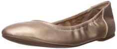 10 X ESSENTIALS WOMEN'S BELIZE BALLERINAS, ROSE GOLD, VARIOUS SIZES - LOCATION 26B.