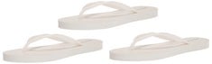 9 X ESSENTIALS WOMEN'S FLIP FLOPS, BRIGHT WHITE, SIZE 36 - LOCATION 10B.