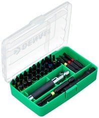 4 X BRAND - DENALI IMPACT DRILL BIT SET, 44 PCS., IMPACT SCREWDRIVER - LOCATION 27B.