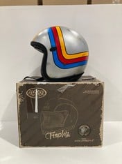 PREMIER VINTAGE PLATINUM HELMET SIZE L - LOCATION 44B.