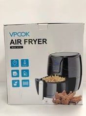 AIR FRYER VPCOK MODEL AF102 BLACK COLOUR (PART OF THE HANDLE IS BROKEN) -LOCATION 29A.