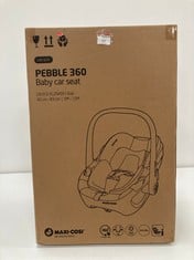 PEABLE 360 BABY CAR SEAT (SEALED) (P.V.P 207€) - LOCATION 4B.