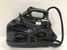 ROWENTA SILENCE STEAM PRO IRON GREEN AND BLACK (WITHOUT BOX) (P.V.P 402€) - LOCATION 33C.