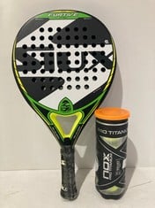 2 X SPORTING GOODS VARIOUS BRANDS INCLUDING PADEL RACKET SIUX MODEL FURTIVE PRO - LOCATION 10C.