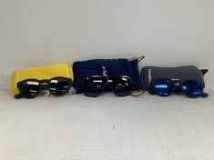 3 X GLASSES OF VARIOUS BRANDS AND VARIOUS MODELS INCLUDING HAVAIANAS TRANCOSO/M O9NY1.