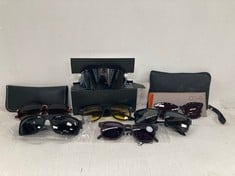 7 X GLASSES OF VARIOUS MAKES AND MODELS INCLUDING KANASTAL GLASSES MODEL P.2140 - LOCATION 6C.