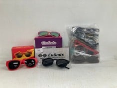 PACK OF GLASSES OF VARIOUS BRANDS AND MODELS INCLUDING MARTINELIA PINK GLASSES - LOCATION 6C.