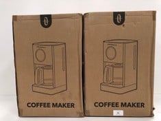 2 X COFFE MAKER DRIP COFFEE MAKERS MODEL TT-CM001 - LOCATION 49A.