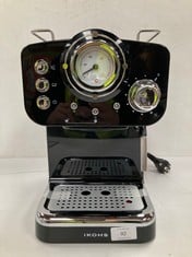 IKOHS RETRO ESPRESSO MACHINE BLACK COLOUR - LOCATION 26A.