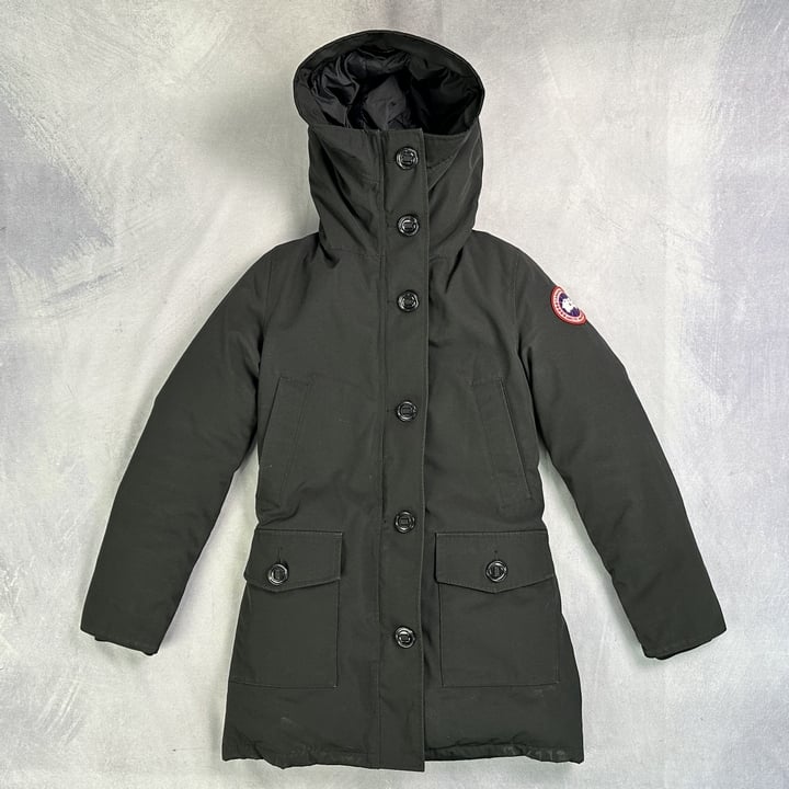 Canada Goose 2603JL Women's Down Coat, Colour Black  - Size XS (VAT ONLY PAYABLE ON BUYERS PREMIUM)