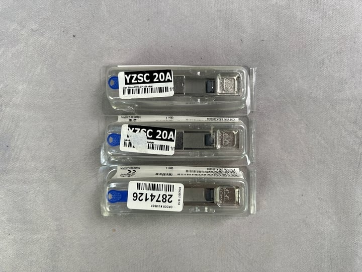 3x Zadara Wellanox Q SFP to SFP+ Cable Adapter (VAT ONLY PAYABLE ON BUYERS PREMIUM)