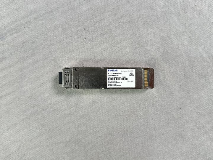 Finisar 100GBase-LR4 Module (VAT ONLY PAYABLE ON BUYERS PREMIUM)