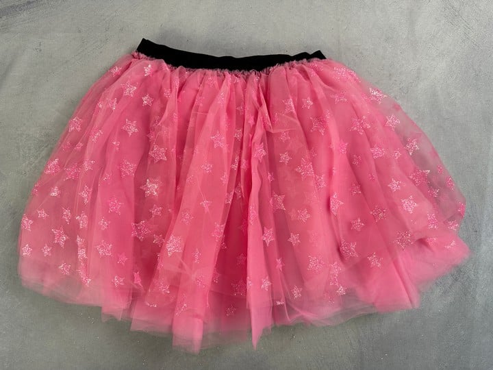 Miss Grant Fuchsia Glitter Star Tulle Skirt - Size 14 Years 44