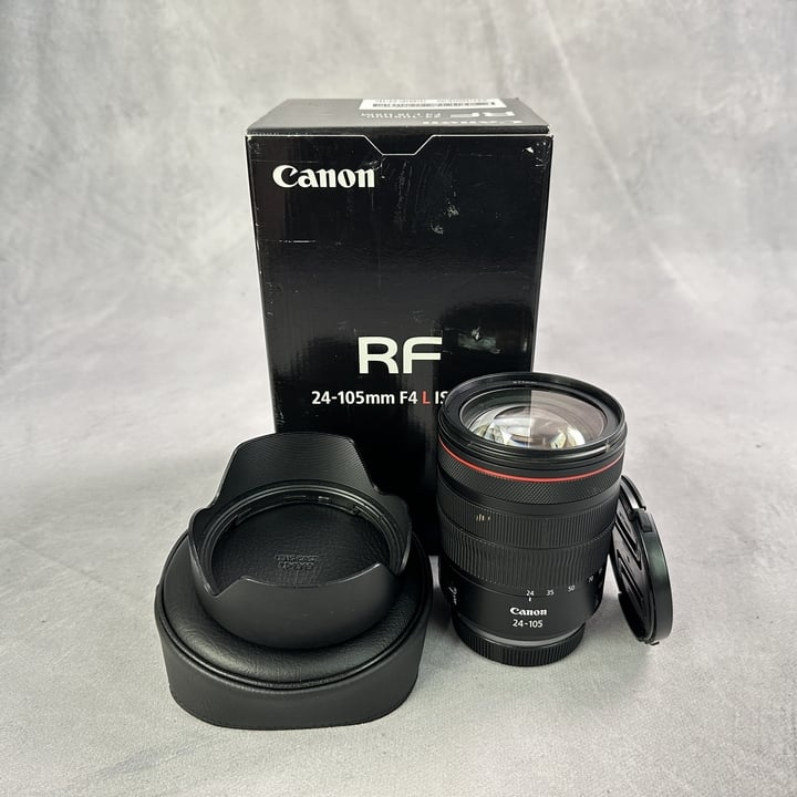 Canon RF 24-105mm F4 L IS USM Lens With Box.